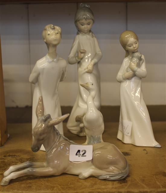 Mixed Lladro & other ceramics